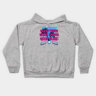 Vaporwave Aesthetic Style 80s Synthwave Retro Kids Hoodie